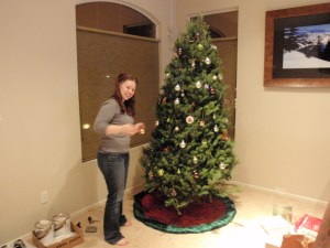 First Christmas tree at our new house